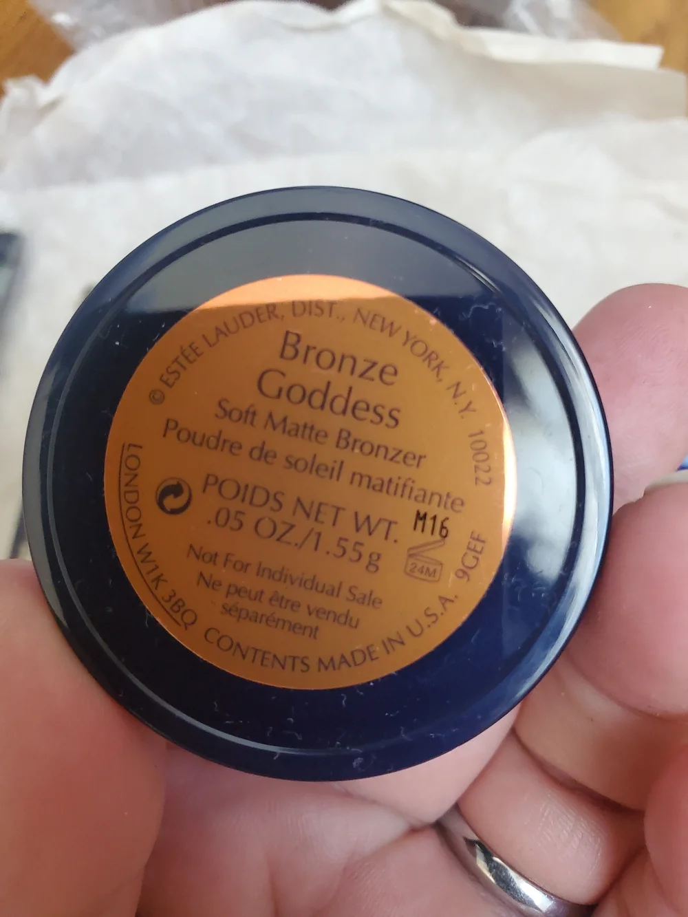 Summer Estee Lauder Bronze Goddess Soft Matte Bronzer - Navy & Bronze Set New
